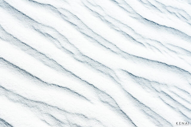 Interesting, abstract pattern in the gypsum sand of White Sands National Park in New Mexico. Kenai Fine Art Photography. 