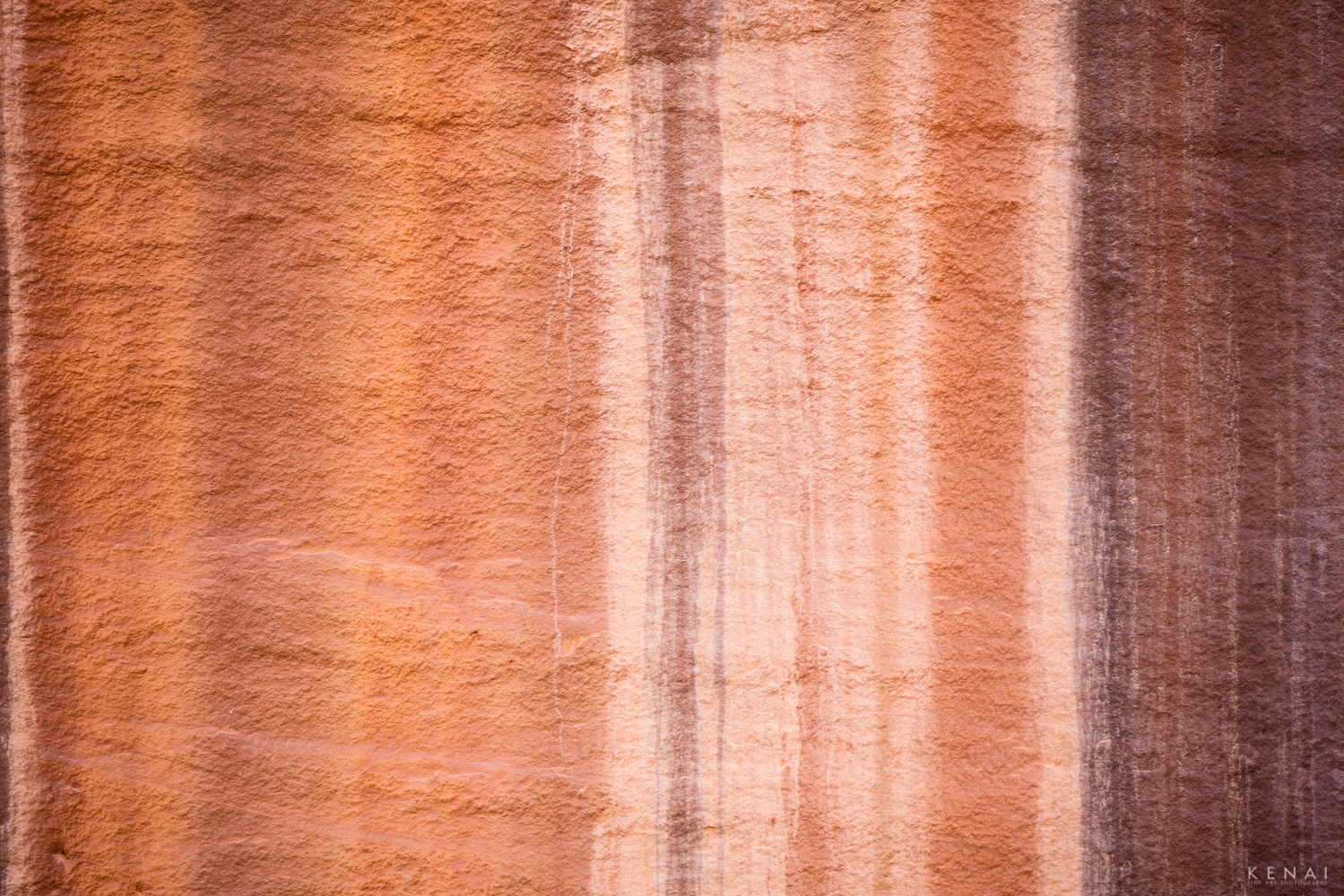 Colorful lines in this abstract photo of the walls of the Great Wash, Capital Reef Utah.
